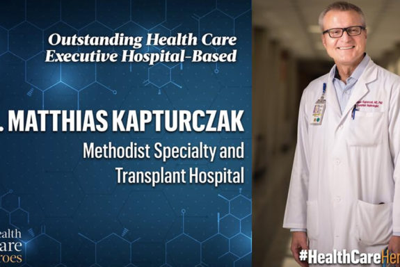 Dr. Kapturczak Recipient of SABJ Health Care Heroes Award - 