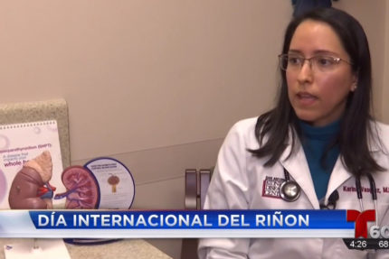 Dr. Vasquez on Telemundo San Antonio - San Antonio Kidney